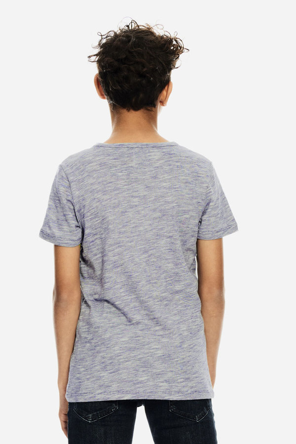 Blaues T-Shirt mit Textprint für Jungs von Garcia