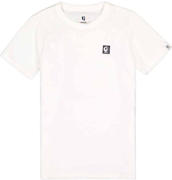 Weißes T-Shirt aus Bio-Baumwolle für Jungs von Garcia