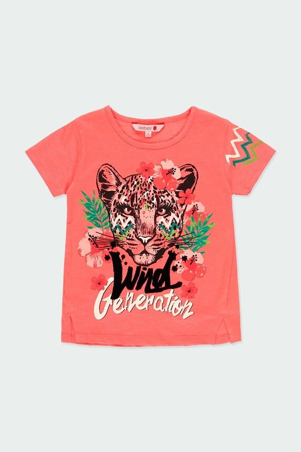 T-Shirt mit Leo für Mädchen von boboli