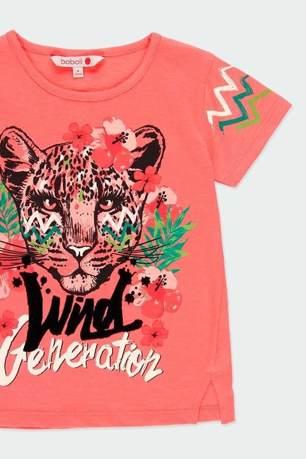 T-Shirt mit Leo für Mädchen von boboli