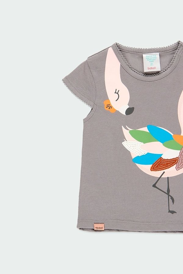T-Shirt mit Flamingo für Mädchen von boboli