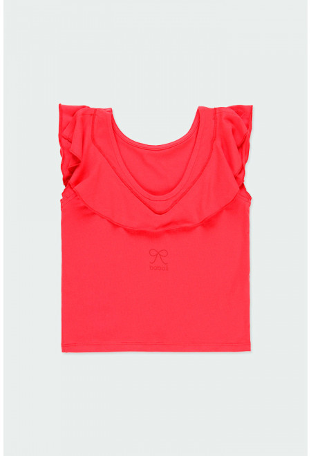 T-Shirt rot für Mädchen von boboli