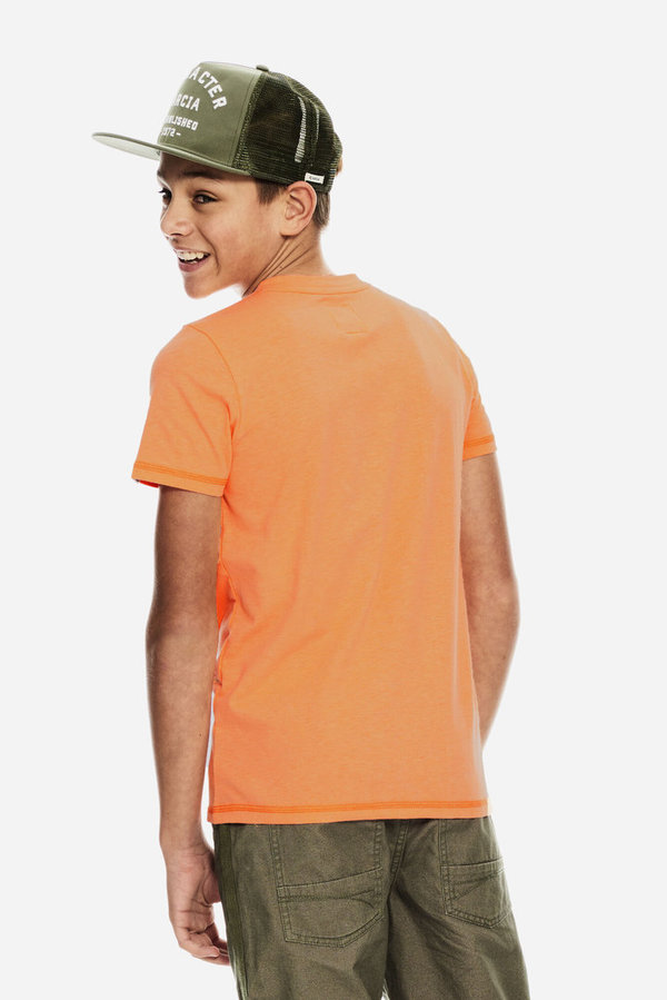Oranges T-Shirt mit Print für Jungs von Garcia