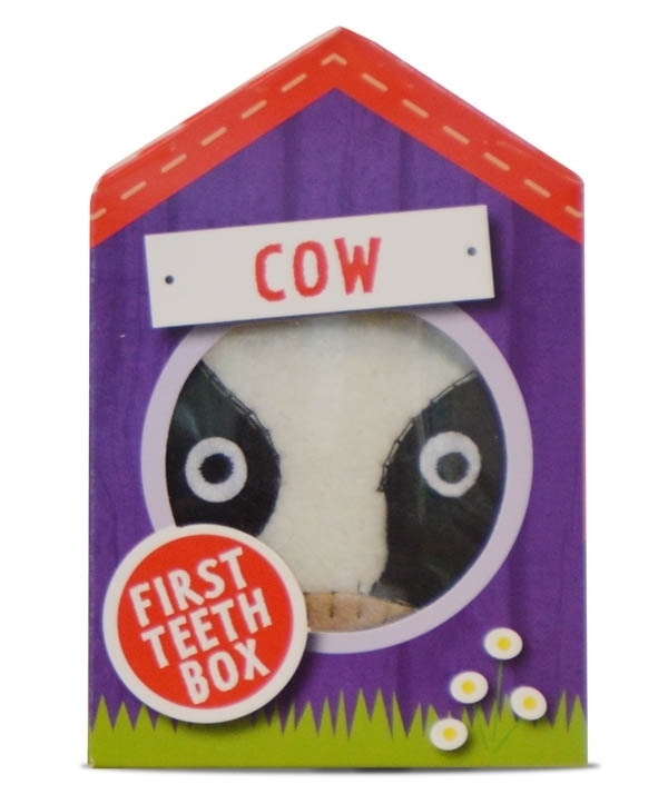 Milchzahnbox "Kuh" - Aufbewahrung für die ersten Zähnchen!