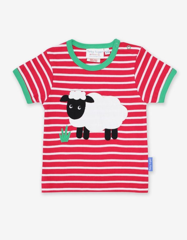 T-Shirt Organic Sheep Applique von Toby Tiger