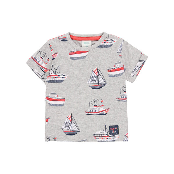 T-Shirt mit Schiffen für kleine Jungs von Boboli