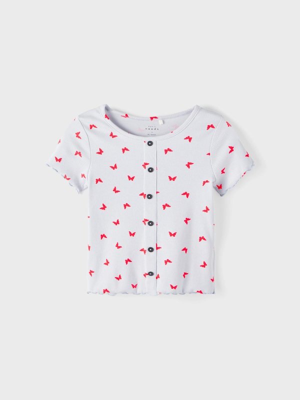 T-Shirt mit Allover-Print für Mädchen von name it