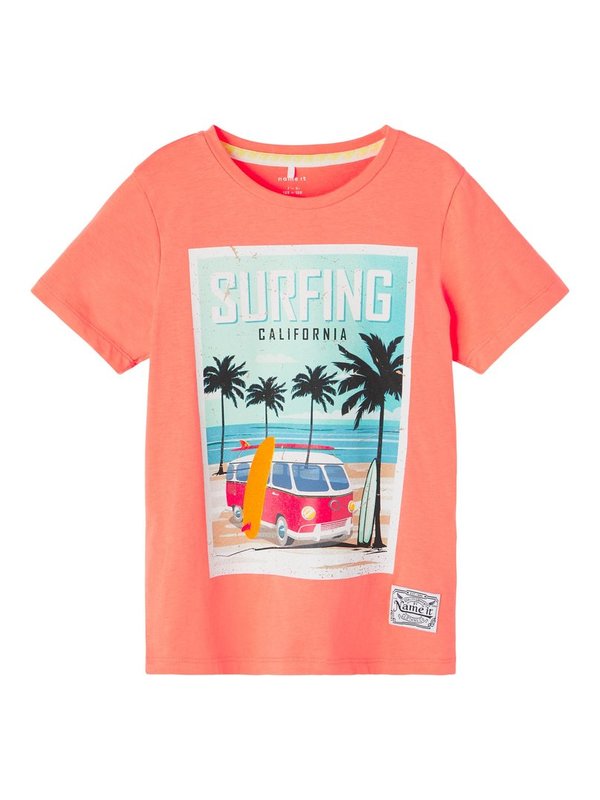 T-Shirt mit Surfprint von name it