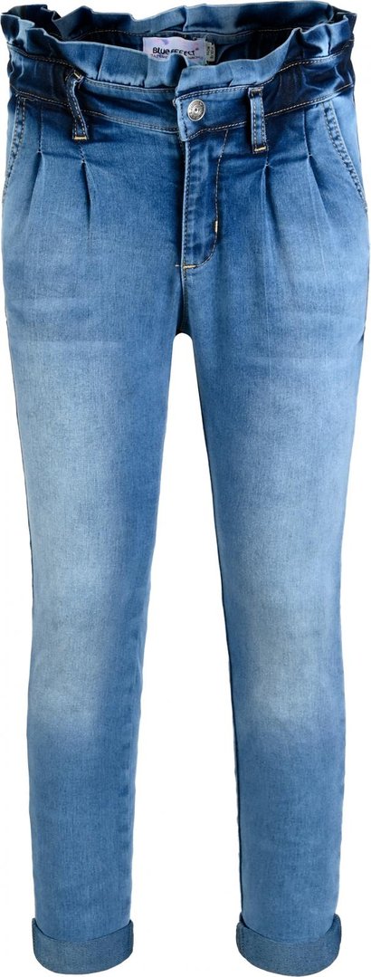 Jeans High-Waist mit Paperbag von Blue Effect
