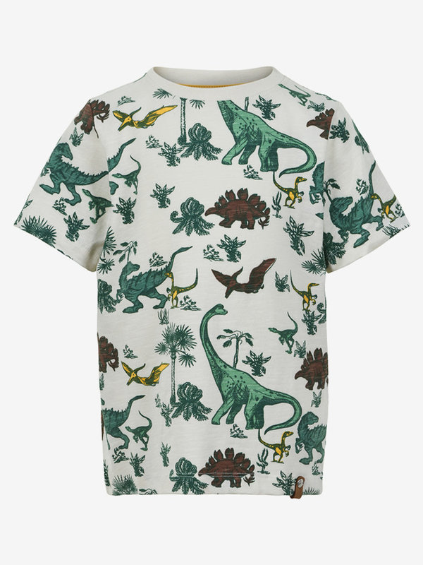 Minymo T-Shirt Alloverprint Dinosaurier