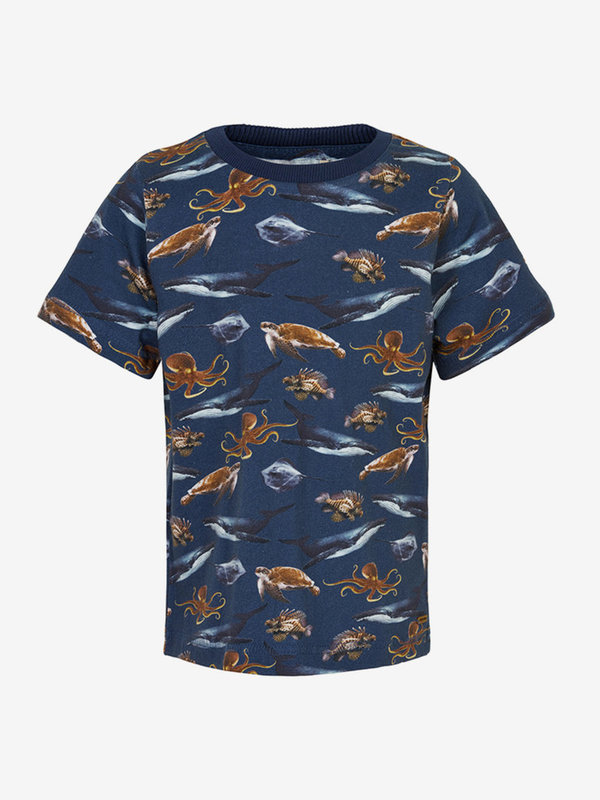 Minymo T-Shirt mit Meerestieren