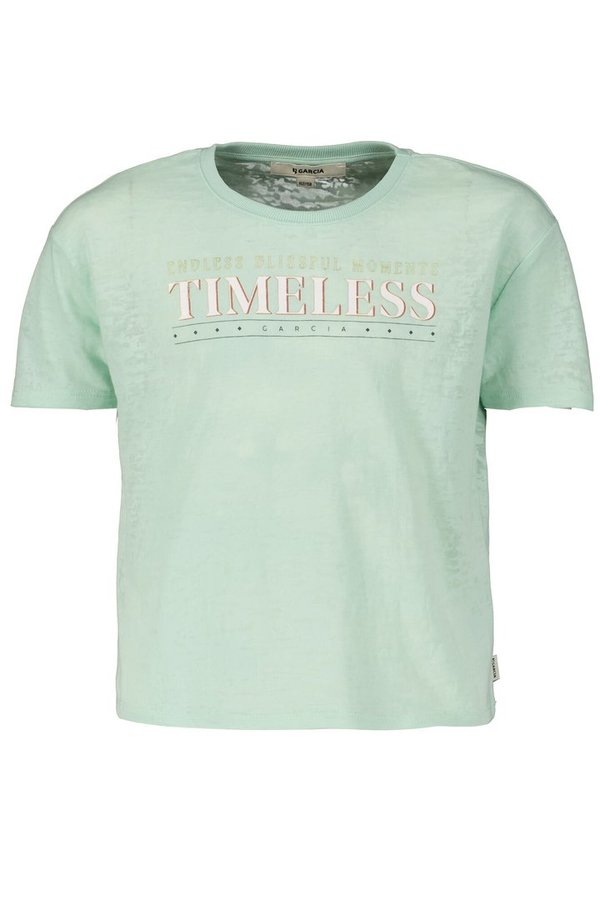 Mintgrünes T-Shirt für Mädchen von Garcia