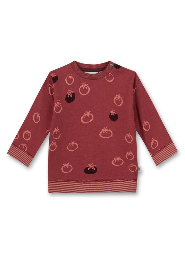 Sanetta Pure Mädchen-Sweatshirt mit Tomaten-Print