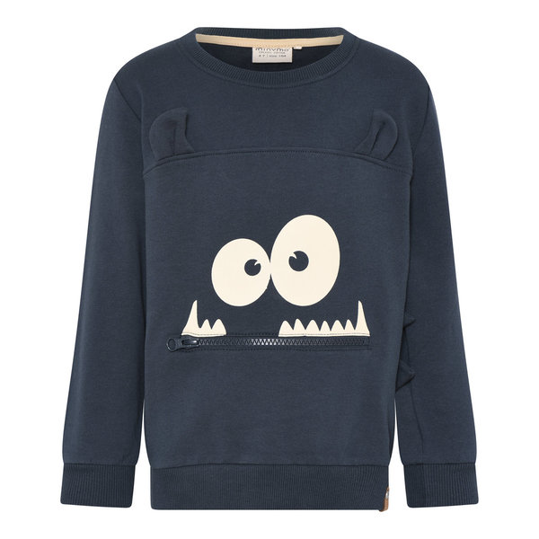 Minymo Sweatshirt mit süßem Monster